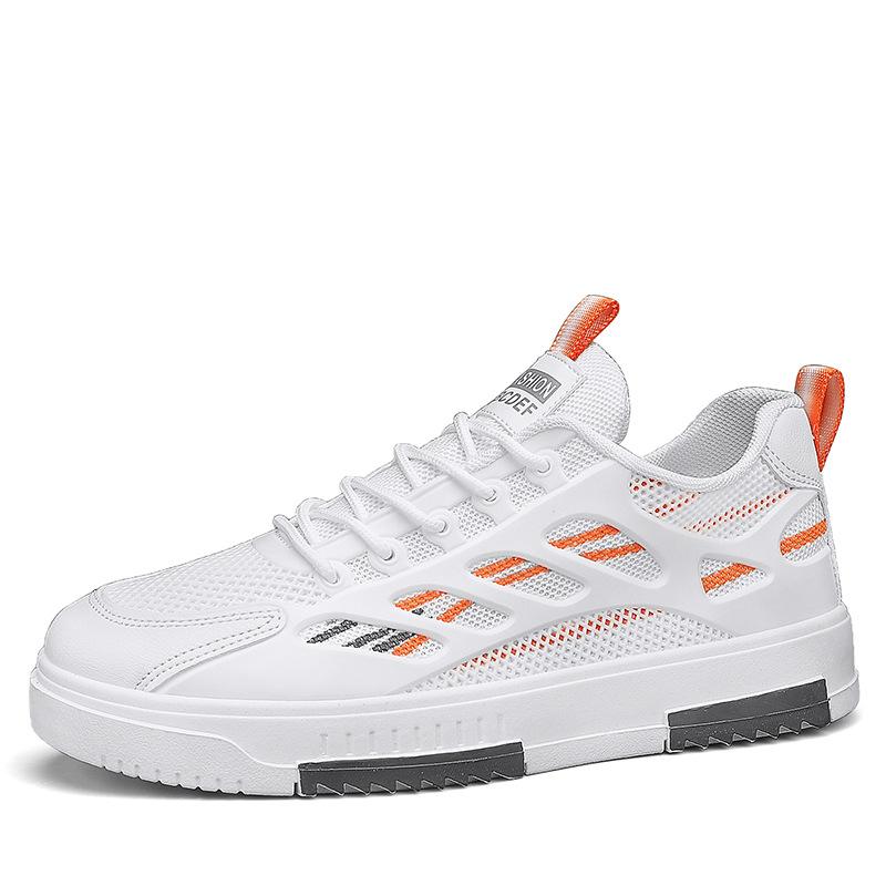 Board Schuhe Herren Sommer neu Mesh atmungsaktiv Sportlich lässig Netzschuhe Jugend vielseitig kleine weiße Herrenschuhe