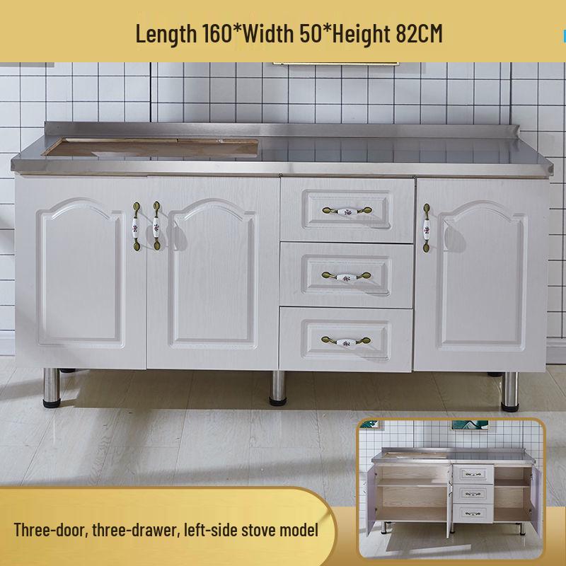 Economical Stainless Steel Kitchen Cabinet for Rental Homes
