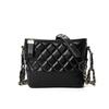 The New 2024 High Sense Fashion Patchwork Bag Single Shoulder Crossbody Bucket Bag Length 19cm Wide 7cm15cm