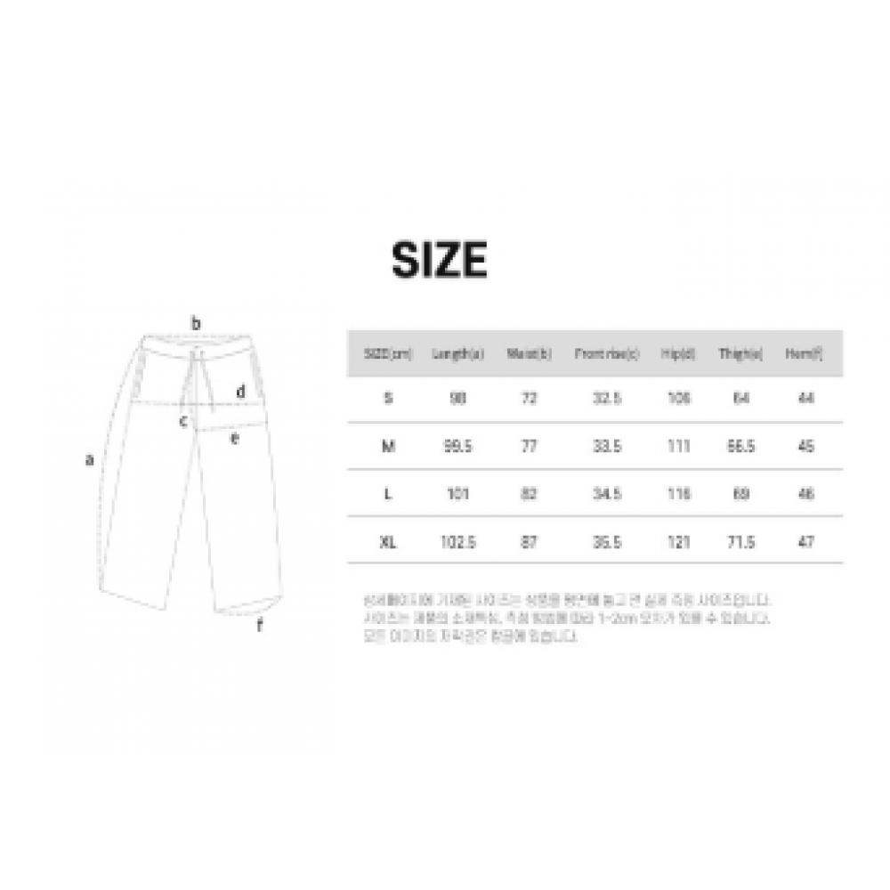 KANGOL Wide Sweat Pants Melange Gray 4527