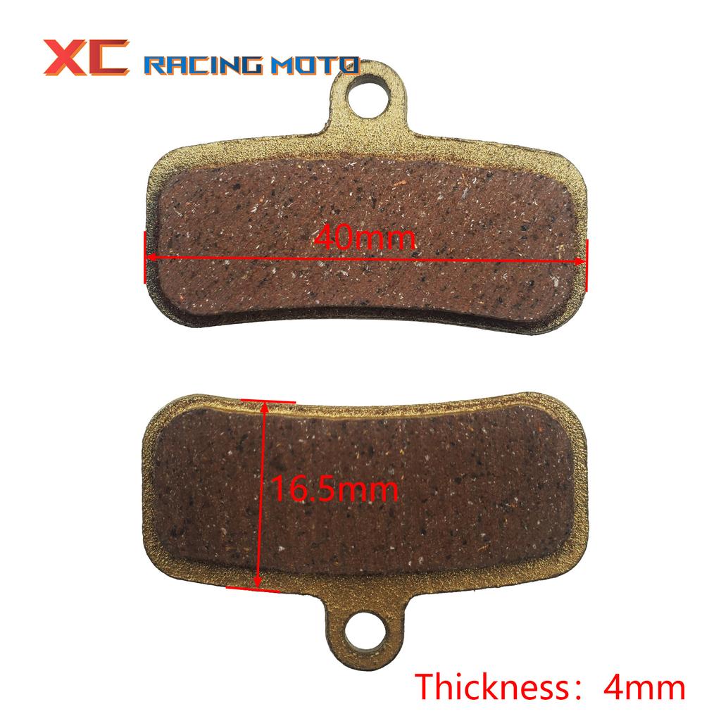 1 Pair Motorcycle Electric Dirt Pit Bike Front and Rear Silent Brake Pads Disc Brake Pads for Sur Ron Sur-Ron Surron Light