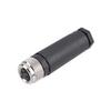 5pcs M8 3 4 pin female aviation connectors designed for reliable For industrial use IP67 waterproof with simple screw assembly