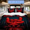 Rock spirit symbol Pattern Bedding,Quilt Set Quilt Cover Pillowcase Home Birthday Gift (1*duvet cover+2*pillowcase,without core)ZSJT0917422