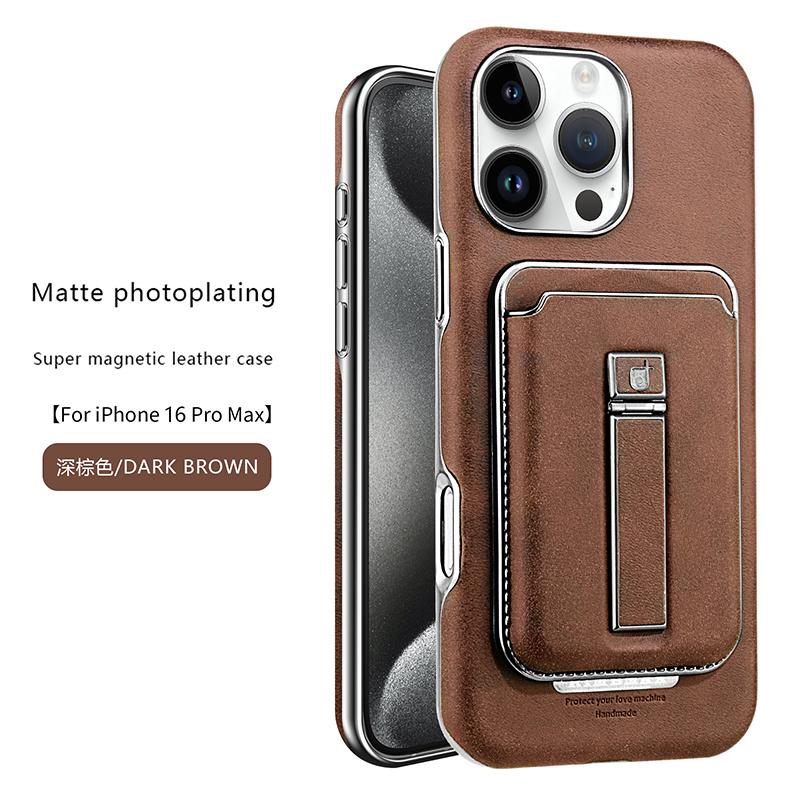 

Magnetic Wallet Detachable Leather Phone Case For iPhone 12 13 14 15 16 Pro Max Plus Card Holder Bracke Shockproof Protect Cover For iPhone 12