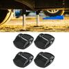 RV Trailer Jack Lift Pads Car Jack Jack Pads Black Leveller Wheel Foot Brand New High Reliability Perfect Match