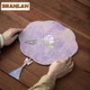 Purple Tapestry Tea Table Mats Retro Absorbent Clay Tea Mat Drink Coaster Dinner Table Cloth Mat Tableware Supplies Collection