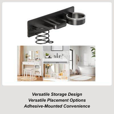Hair Dryer And Iron Holder Vertical Hair Tool Organizer Hanger Curling Iron Organizer For Bathroom Toilet Home College Dorm