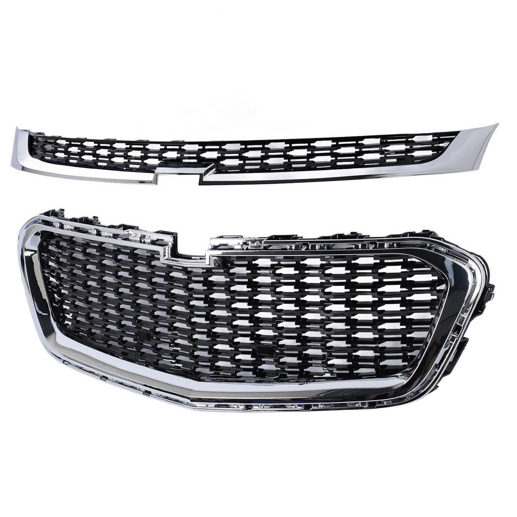 Front Upper Lower Center Grille 22995184 Chrome Scratch Proof Upper Lower Center Mesh Grille for