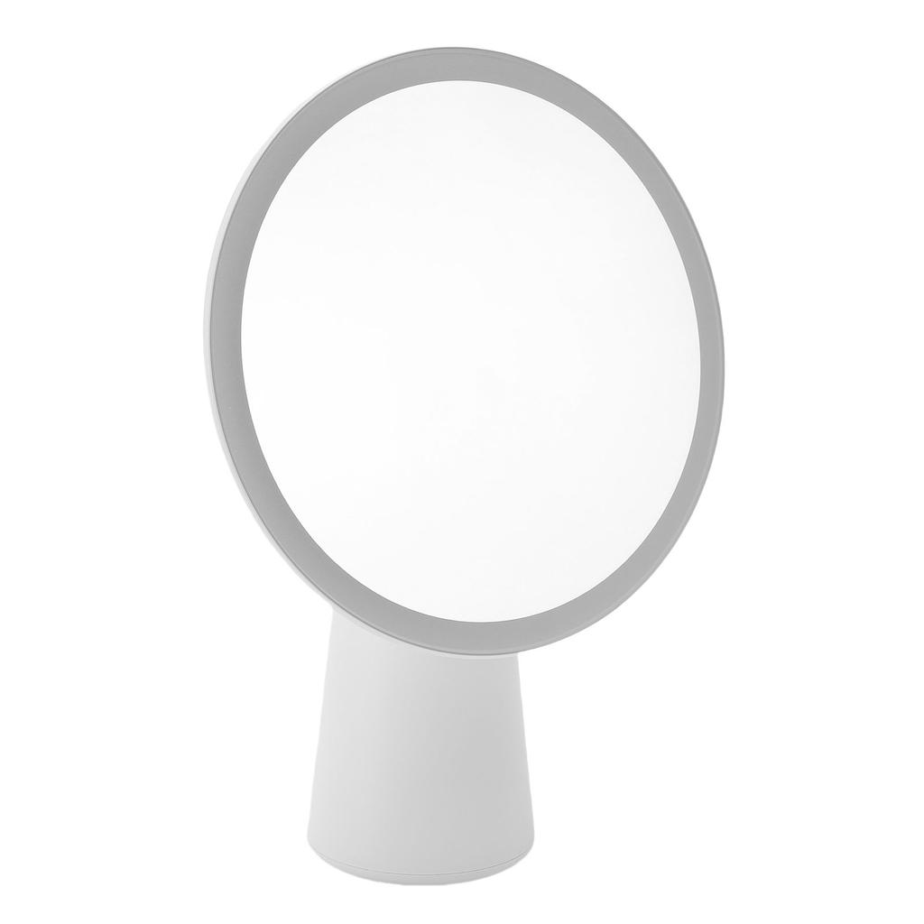 Sunscreen Test Mirror 7.6 Inch Type C Rechargeable Support Phone Charging Portable Travel Makeup Mirror with LED Light