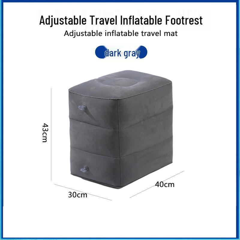 Two-Layer Portable Inflatable Footrest Mat for Yoga & Travel