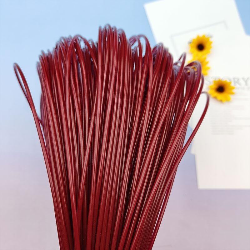 500g 2.4mm PE Round Synthetic Rattan Weaving Material Plastic Knit for Furniture Repair Chair Table Basket about 90Meter
