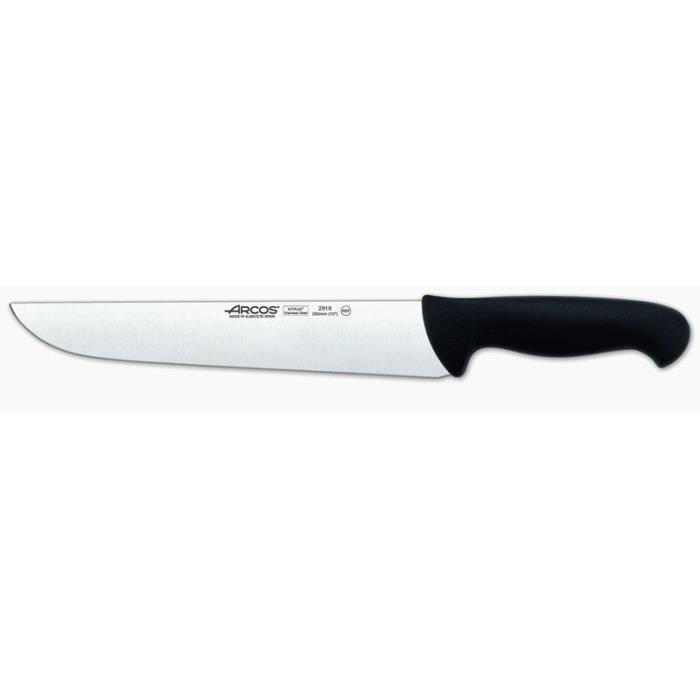 Couteau de boucher - ARCOS - 2900 - Lame 25cm - Acier Nitrum - Usage intensif