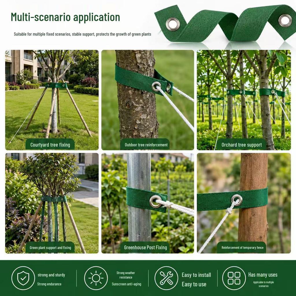 Typhoon-Proof Tree Support Straps: Nylon Anti-Tip Reinforcement for Small Trees