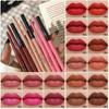 1pc Automatic Rotation Matte Lip Liner Waterproof Lipstick Pencil Moisturizing Sexy Lip Pencil Contour Tint Moisturizer Lipliner