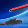 SAE to 2Pin Wire Adapter Power Cable 30/100cm Length 14AWG Tinned Copper Cores Compatible for DC12/24V Charging Systems