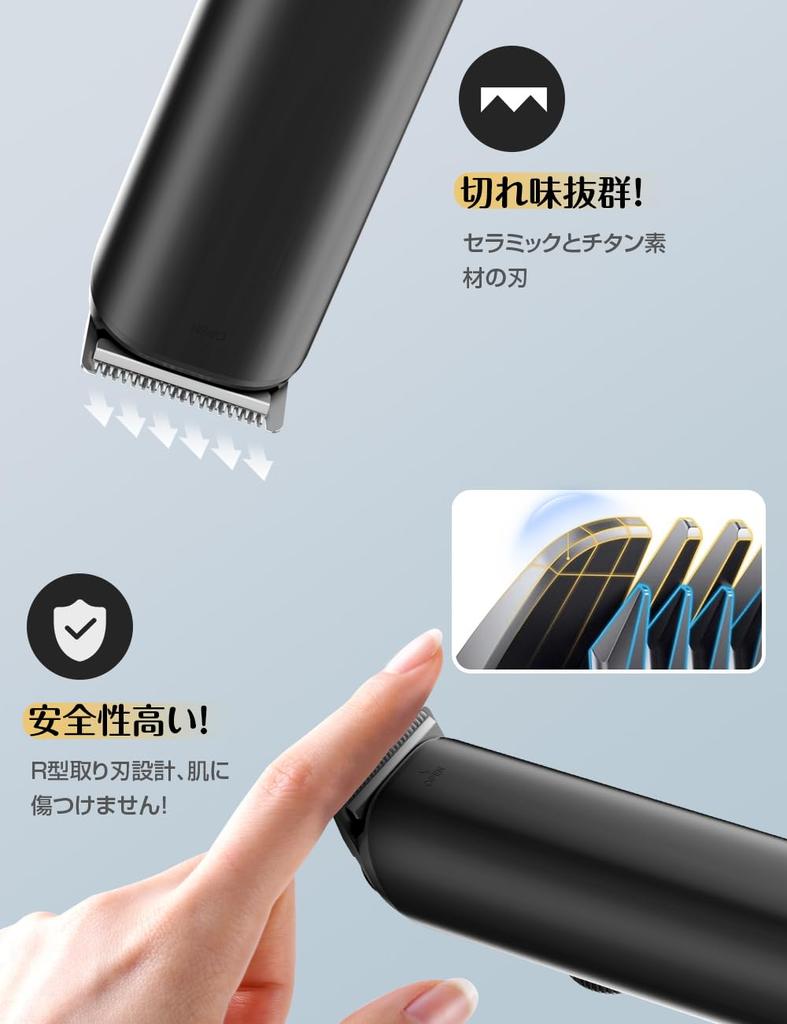 Industry Electric Hair IPX8 Fully 20 Cutting Length Nose Hair Cordless Hair Safety Automatic Fully Easy for and Home Use "2025 Innovation" Men's