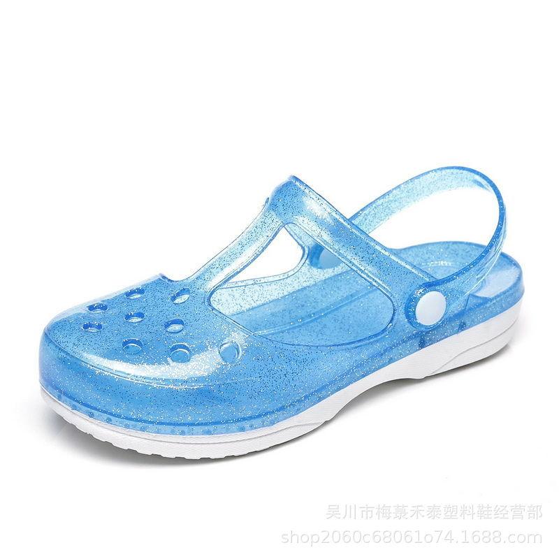 New Summer Hole Shoes Women's Sandals Jelly Shoes Women's Cool Slippers Nurse Shoes Garden Shoes