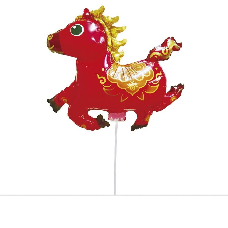 20 sets of new children's festival June 1st cartoon animal clip-on balloons, horse-year god of wealth clip-on balloons and toy balloons.