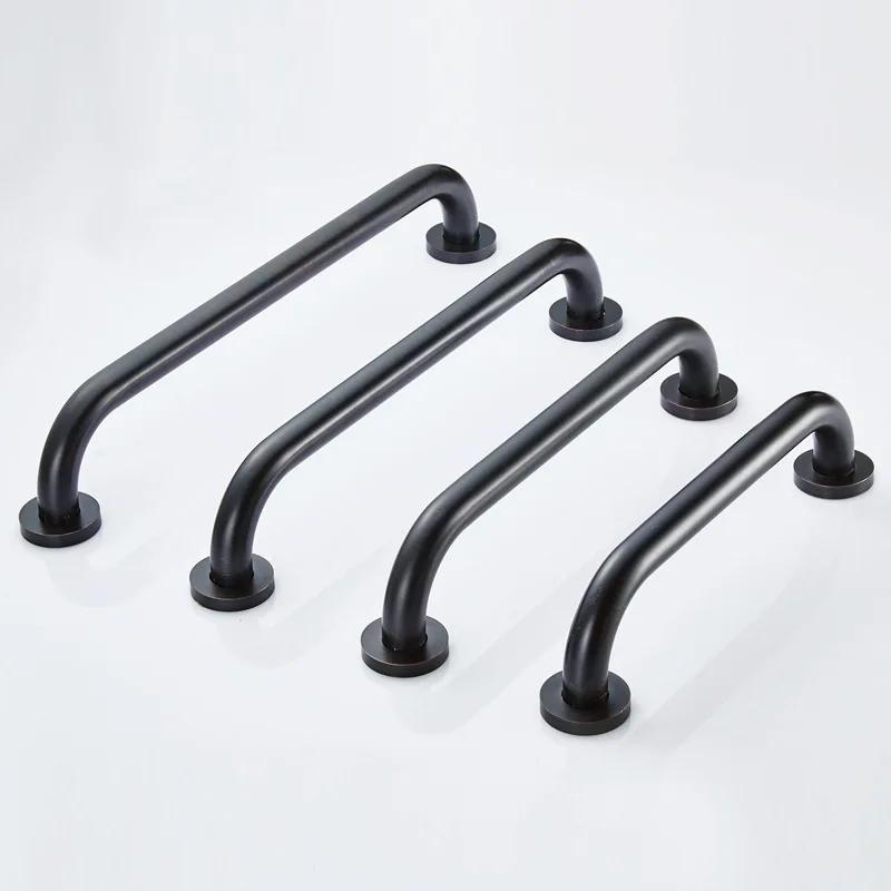 Grab Rail Gold Wall Mounted Bathroom Armrest Handle Bathtub Grab Bar Toilet Elderly Handrail Home Safety Black Chrome Antique
