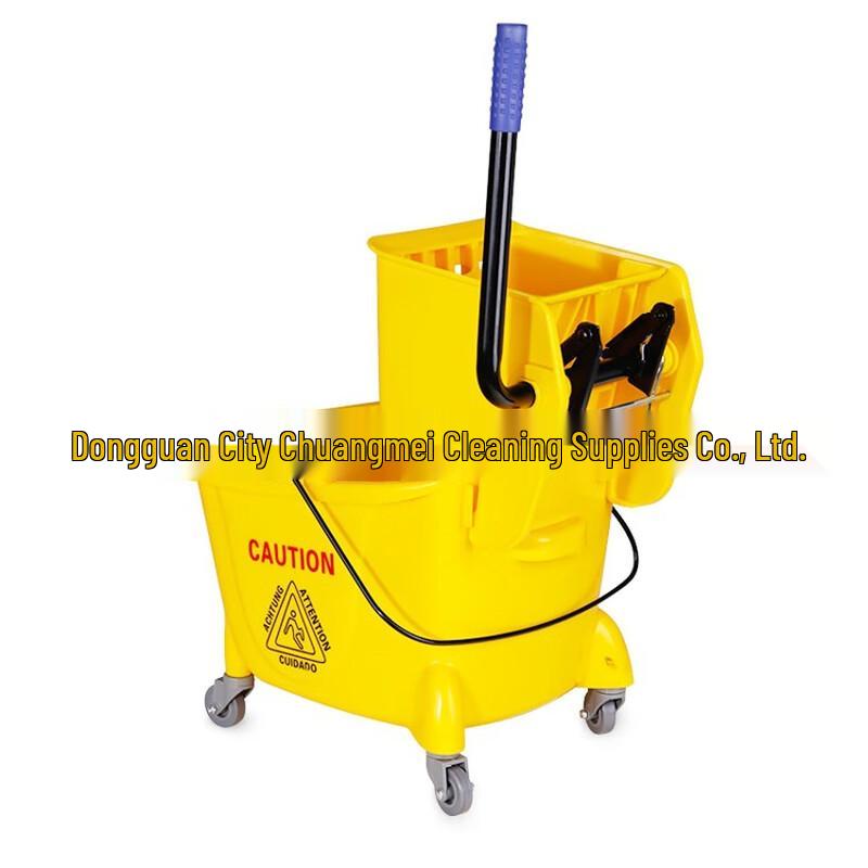 Kapro 32L Single Bucket Mop Wringer Cart
