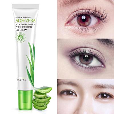20ML Aloe Vera Eye Cream Fat Granules Dark Circles Removal Fashion Eye Anti-Aging Eye Cream