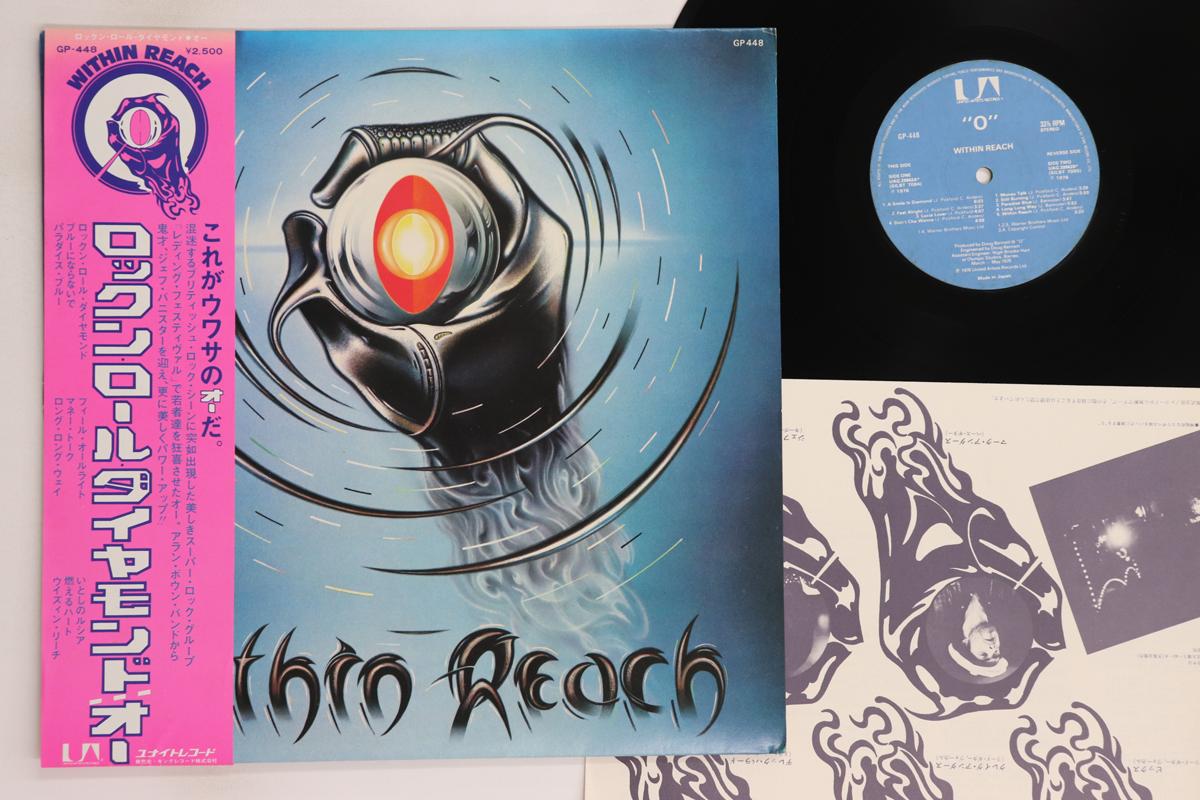 

LP Record O BAND - Within Reach GP448 UNITED ARTISTS 1976 Japan Obi Rock Used