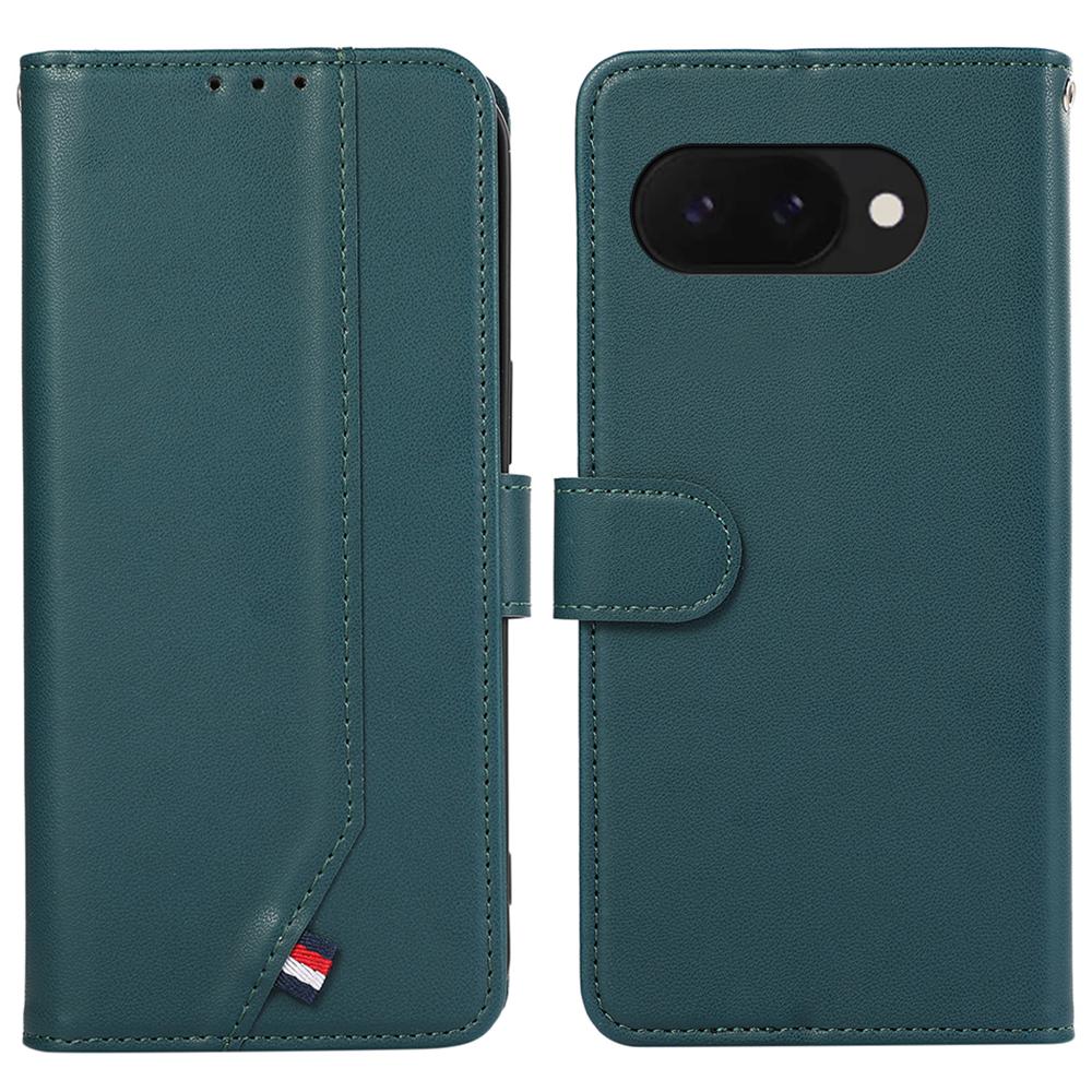 

Для Google Pixel 9a Чехол Флип-кожаный чехол для телефона с блокировкой RFID E