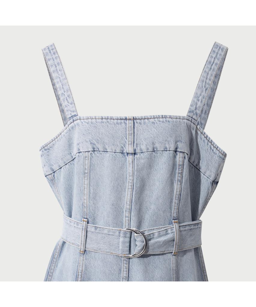 IROWOMEN Fijaraspe2 Denim Buckle Dress_Iodam25102Bul