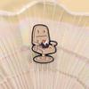 Cartoon Cat in Suit On Sofa Enamel Pin Boss Kitten Cute Animal Metal Brooch Lapel Backpack Badge Fashion Jewelry Gift for Friend