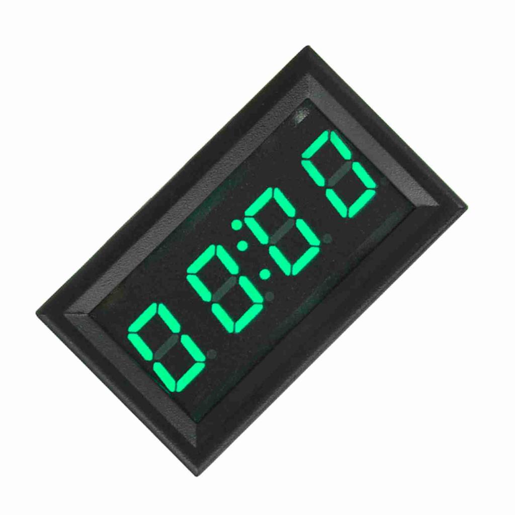 LED Elektronische Digital Leuchtende Auto Uhr Uhr Zubehör Dekoration (Grün)