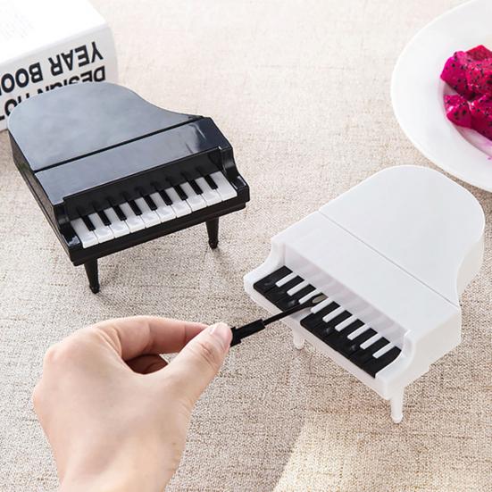 9Pcs Piano Snack Cake Fruit Forks Home Cutlery Dessert Toothpicks Tableware