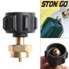 1LB Propane Gas Regulator QCC1 Refill Adapter Valve for Camping Outdoor BBQ Grill Portable Stove Heating Element