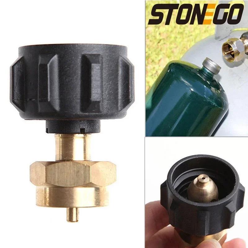 1LB Propane Gas Regulator QCC1 Refill Adapter Valve for Camping Outdoor BBQ Grill Portable Stove Heating Element