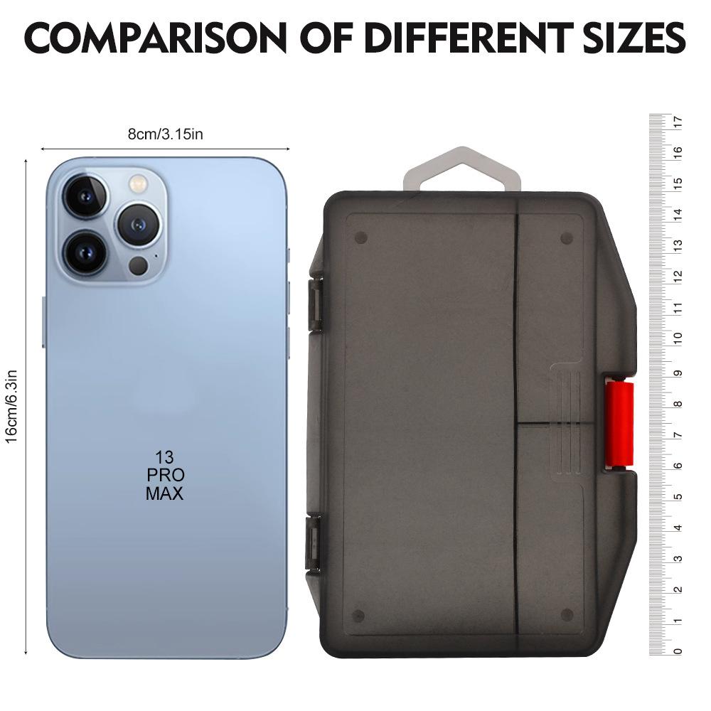 Micro Fishing PP Box Portable Fishing Accessories Tackle Box Pencil VIB Spoon Fishing Gear Storage Box China