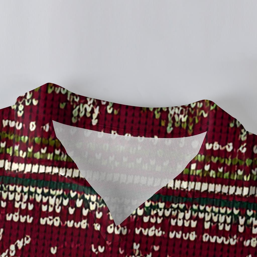 Men's Casual Collared Long-Sleeve Knit Base Layer Top