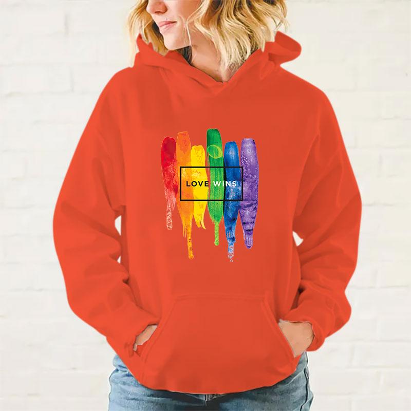 y2k hoodies Lgbt Love Wins Printed Hoodies Men/Women Sweatshirts Casual Hoodie Personality Pullover