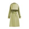 Cappotto Trench Lungo da Donna Doppiopetto con Cintura Rever a Lancia Soprabito Autunno Inverno Antivento Classico Capospalla