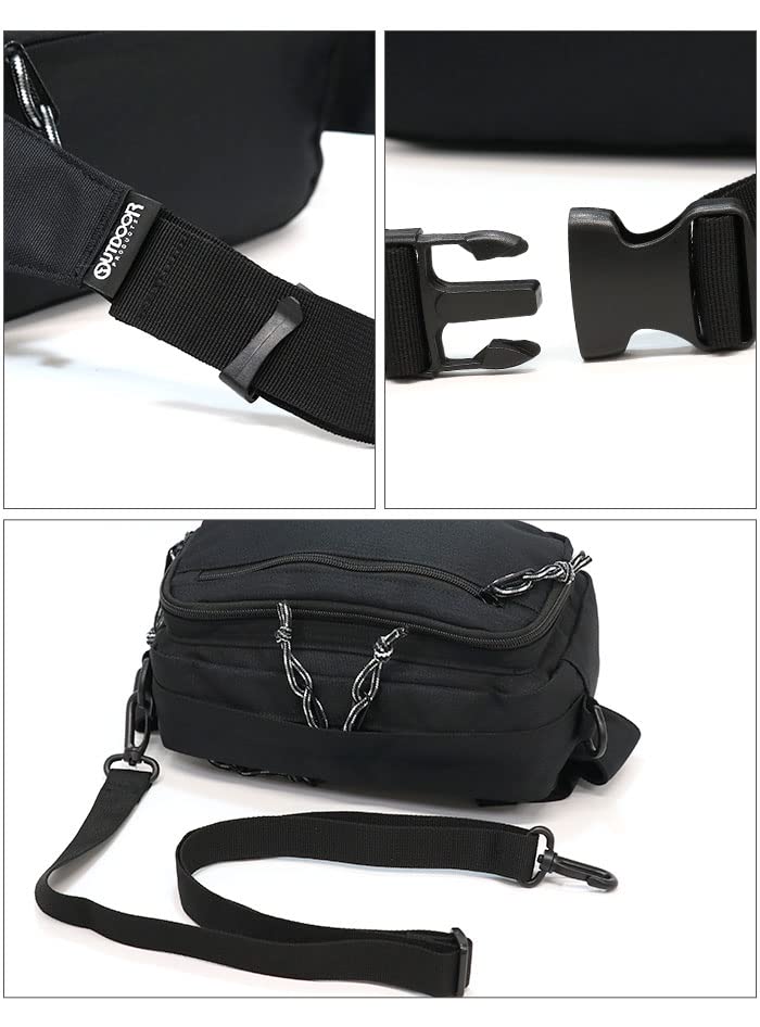 Waist Bag Waist Shoulder Bag 2WAY Green [Outdoor Products]