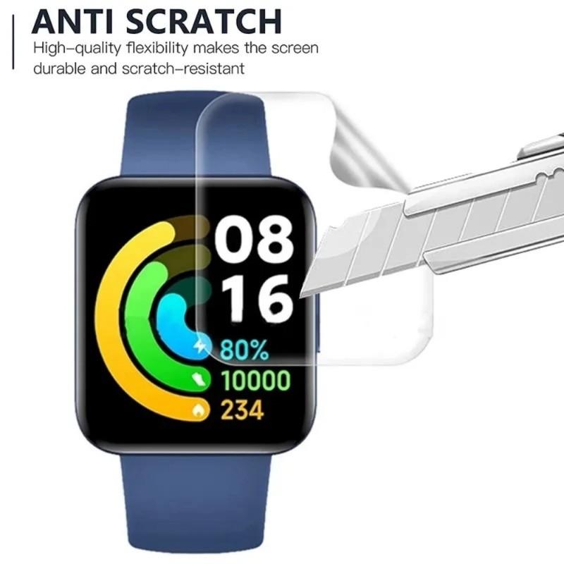 5PCS Hydrogel Film For Xiaomi Redmi Watch 3 4 5 Clear Protective Cover Screen Protector For Redmi Watch 5 4 3 2 Active Lite
