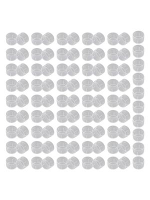 Conveniently Sized One Hundred Count Pack of Clear Disposable Plastic Measurement Tools At Five Milliliters Each