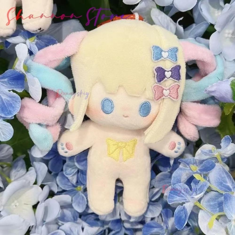 Bedürftiges Mädchen Überdosis Super Amane Plüsch-Accessoire - 10cm Größe, Pastell-Outfit mit Rosa Schleifen & Kreuz-Detail Anime Rollenspiel