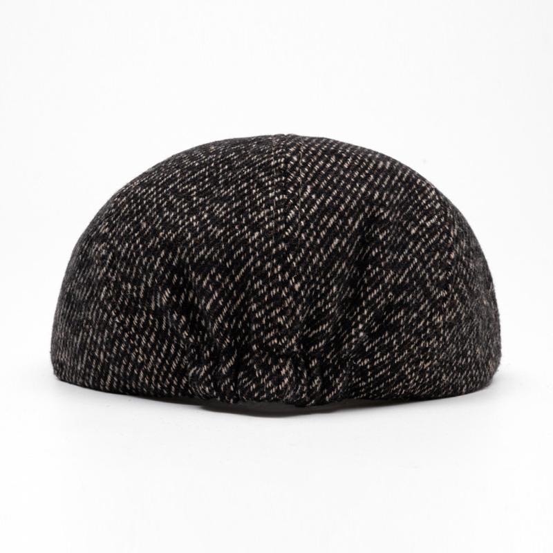 Beretă Bărbați Toamnă Iarnă Gros Călduț Twill Retro Forward Cap British Cap Paintsman's Cap