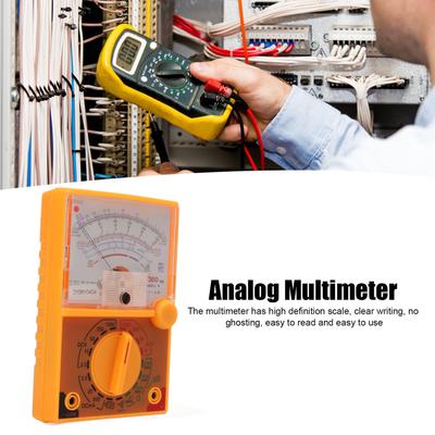 Multimetre Yüksek Çözünürlüklü Ölçek Çoklu Ölçüm Aralıkları İnsancıl Tasarım Küçük Güvenli İşaretçi Multimetre