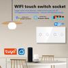 European Standard WIFI Smart Switch - Tempered Glass Panel with APP & Voice Control