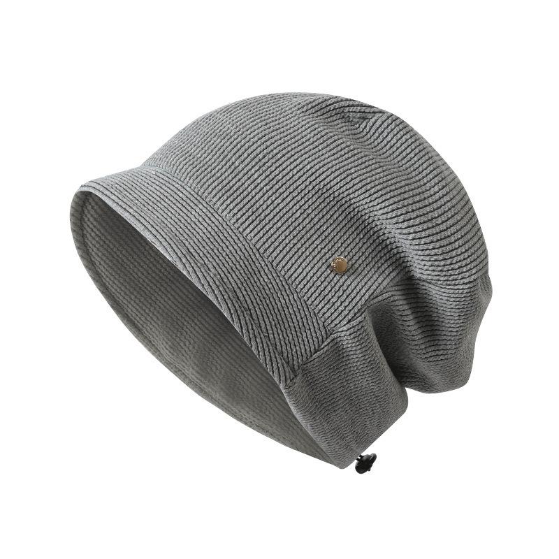 New big head circumference autumn and winter new face small cold hat deepened to increase outdoor warmth and cold protection short brim stacking hat