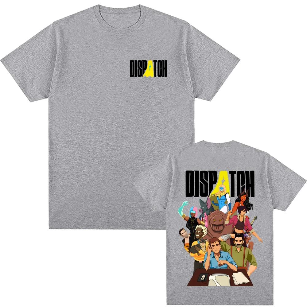Футболка з принтом Dispatch Game 2026 Нова Високоякісна футболка з графічним принтом GAME 100% бавовна Зручна Повсякденна з круглим вирізом М'які футболки