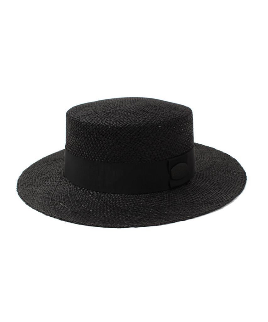 Yunibeosyeolkemiseuteuli Bau Black Flat Fedora Summer Fedora