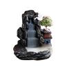 Creative Home Decorations Windproof Backflow Incense Fountain&Candlestick Ornaments Desktop Ind G6D8