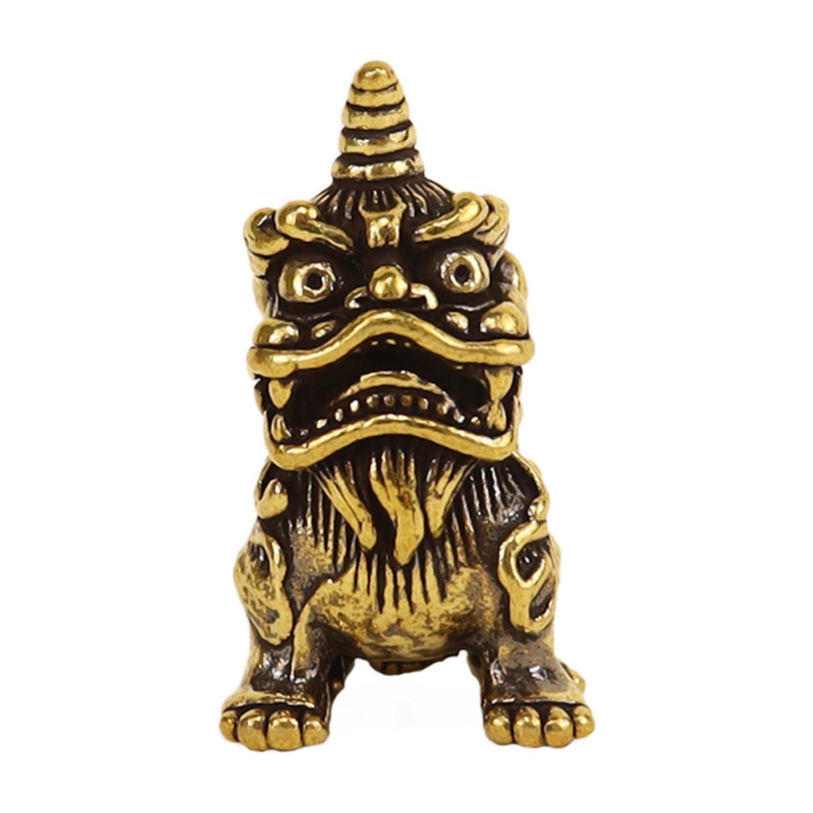 

Handcrafted Solid Brass Tea Pet Creative Premium Piece Attracts From All Directions Copper Tea Accessories One Size жёлтый