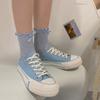 Womens Calf Socks, Sweet Girl Lace Ruffle Knee Socks Fashion Ladies Girl Princess Mesh Socks Campus Stockings
